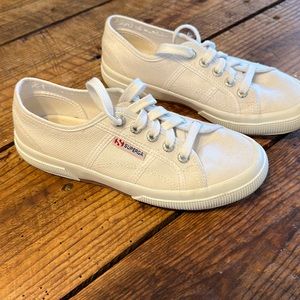 Women’s White Canvas Sneakers
